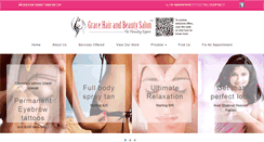 Desktop Screenshot of graceeyebrowthreading.com